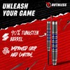 RUTHLESS Blue Falcon Professional Tungsten Steeltip Darts Set in 23g