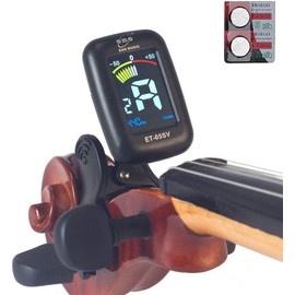ENO MUSIC Portable Violin Tuner With Colorful Lcd Display Clip-on Accurate Tuning