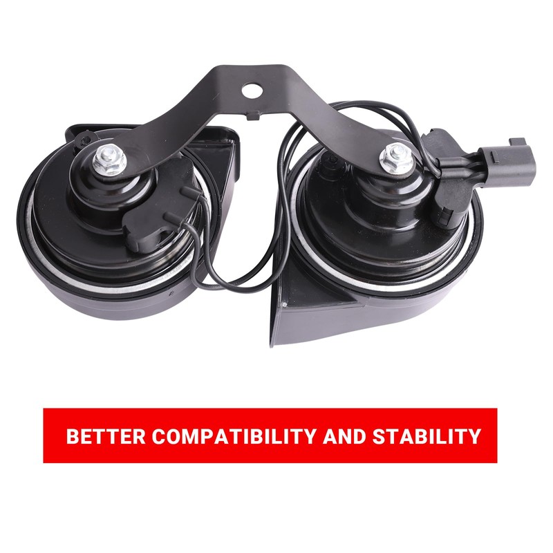 Mocar7 Horn Assembly With Bracket Compatible with Dodge RAM 1500