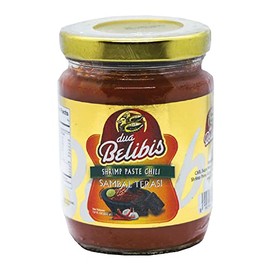 Dua Belibis - Sambal Terasi (Shrimp paste Sambal) in Jar 8.8oz Pack of 1, Indonesian Traditional Sambal