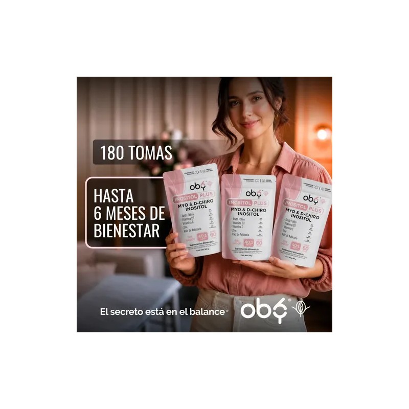 Pack 900g Myo Chiro Inositol Plus Acido Folico Prebioticos Vitaminas