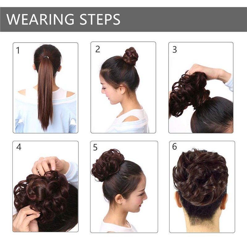 Updo Hair Extension Hair Scrunchie, 25 g