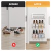 DEYILIAN Hanging Shoe Rack,3 Pack Wall Mounted Shoe Rack with
