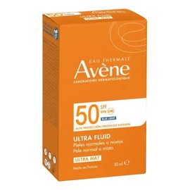 Protector Solar Facial Avne Ultra Fluid FPS 50 Oil Control para Piel Grasa