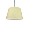 Large Cotton Drum Shade Lampshade Pendant Light – (Cream)
