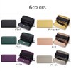 CHAMESH Women's Long Wallet, Genuine Leather, Garcon, Coin Through, Skimming,