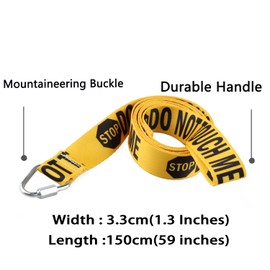 Funny Dog Leash Stop Do Not Touch Me Dog Leash Walking Training Dog Leashes Dog Owner Pet Lover Gift (Stop Do Not Touch Me-YE)