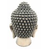 PTC 6.5 Inch Buddha Head Buddhist Religious Bronze Finish Statue