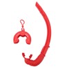 Dry Snorkel Full Silicone Soft Portable with Storage Box Snorkel