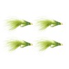 Wild Water Fly Fishing Cone Head Olive Wooly Buggers, Size