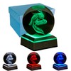 3D Axolotl Crystal Ball Night Light, Upgraded 3.15 Inch Gamepad