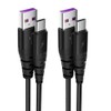 Type-C to A Cable USB C Cable 2-Pack 6FT