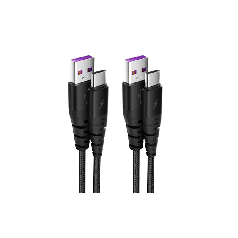 Type-C to A Cable USB C Cable 2-Pack 6FT