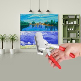 ZJchao Alicates de Estiramiento de Lona, Alicates de Lona Extra Anchos 12cm Alicates de lona profesional abrazadera de metal para estirar la pintura al óleo de la lona que enmarca la herramienta