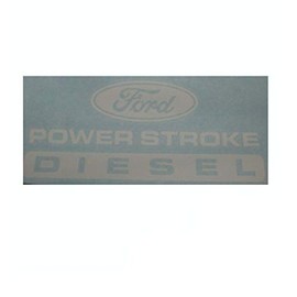 Ford Powerstroke Diesel Vinyl Decal Window Sticker White Wall Truck (9.5 x 22)