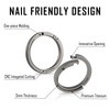 KeyUnity Titanium Side Print Keychain Minimalist Split Key Chain Quick