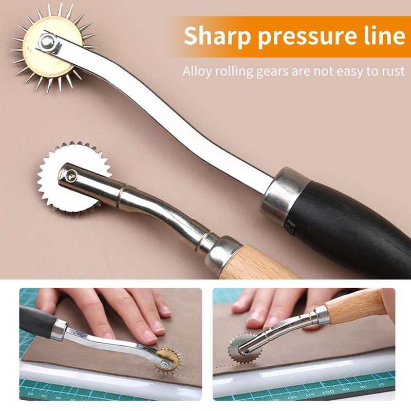 2Pcs Tracing Wheel Sewing Tools Craft Sewing Wheel, Sewing Stainless