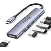 LENTION Hub USB C con HDMI 4K, PD 100W, USB-A