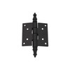 2.5" Victorian Style Steeple Tip Hinge in Cast Iron