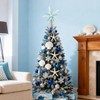 Blue Natural Starfish Tree Topper – Nautical Coastal Blue for