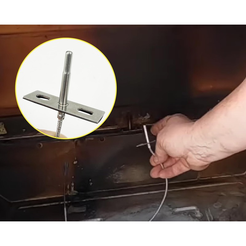 RTD Grill Internal Temperature Probe/Sensor Replacement for Pit Boss Copperhead