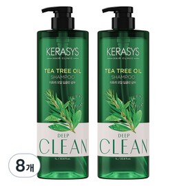 Kerasis Tea Tree Oil Scalp Shampoo, 1L, 8 pcs / 케라시스 티트리 오일 두피 샴푸, 1L, 8개