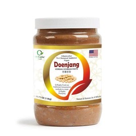 Q-Rapha Premium Korean Doenjang (Soybean Paste), Gluten-free Non-GMO Unpasteurized Artisanal, Aged over 3 Years (35.7 oz)