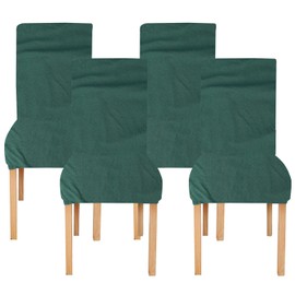 Chair Covers, Chair Covers, Set of 4, Stretch Polyester Spandex Covers for Chairs, Universal Size, Removable, Washable Chairs, Protection, Decoration Chair Cover for Hotel, Dining Room, Ceremony,