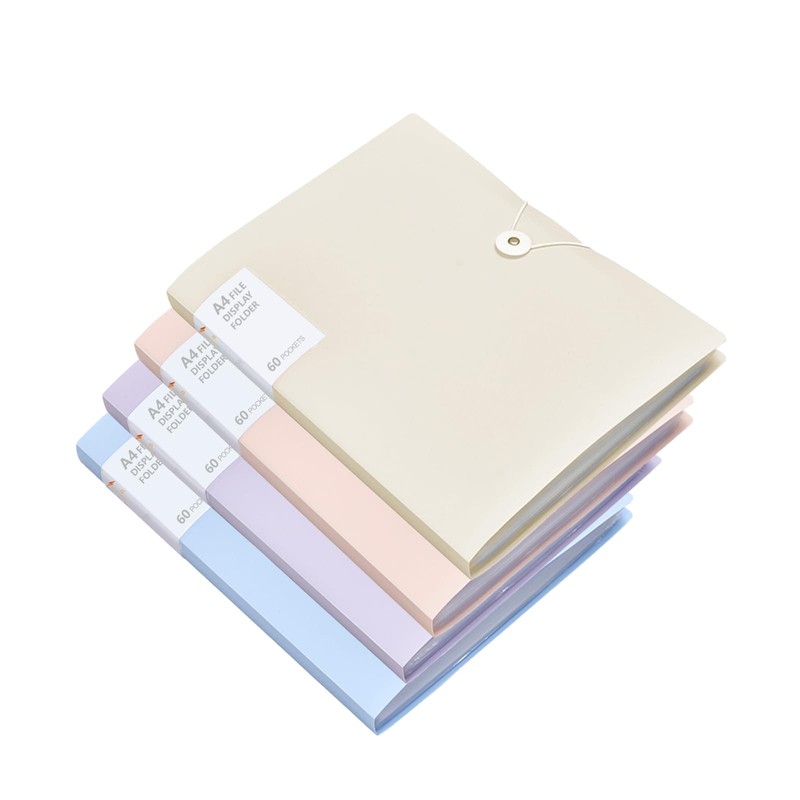 A4 File Document Folders Display Presentation Book Report Cover Clear