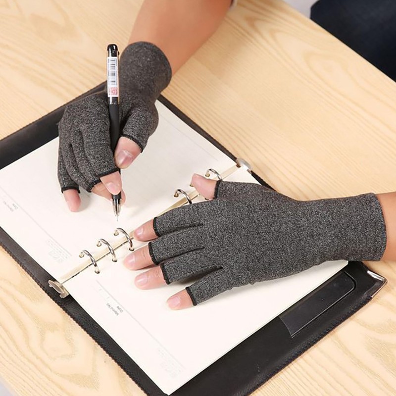 Worzwin Bamboo Compression Gloves - Bamboo Arthritis Gloves for Men