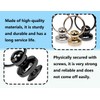 Lhbwhiz Pack of 24 O Ring Screw Rivets, Press Stud