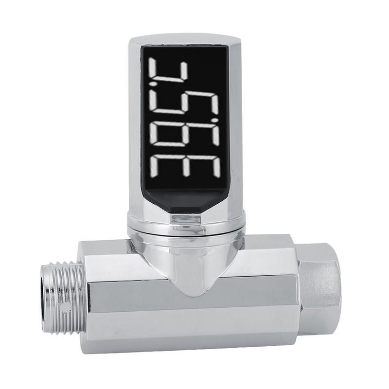 Waterproof LED Water Thermometer Visible Gauge Sensor 360 Degree Rotation