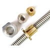T14 Lead Screw 400mm / 15.75 inch Length + Brass