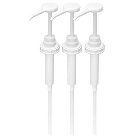 38mm Cap Pump Dispenser with Bonus 63mm Heavy Duty Cap, 3 Pack