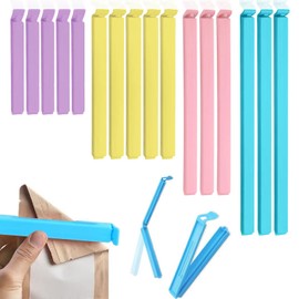 Food Bag Clips for Food Storage 16Pcs Reusable Food Clips Set Food Sealing Packets Clip in 4 Assorted Sizes & Colours Useful for Keeping Food Fresh