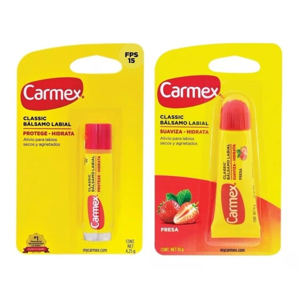 Carmex Stick Original + Tubo Fresa