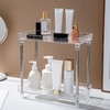 Makeup Organizer Rack Detachable Cosmetic Storage Shelf with Clear Acrylic