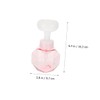FUNOMOCYA 2pcs Foaming Bubble Maker Bottles Petg Facial Cleansing Tool