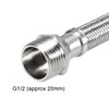 sourcing map Faucet Supply Line Connector G1/2 Female x G1/2