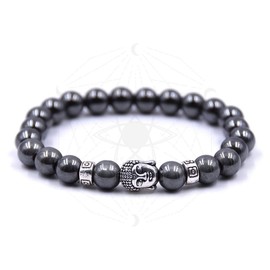 IDB Non Magnetic Hematite Bracelet - Multiple Stunning Styles To Choose From (3. Approx 7.5 Inch Strand)