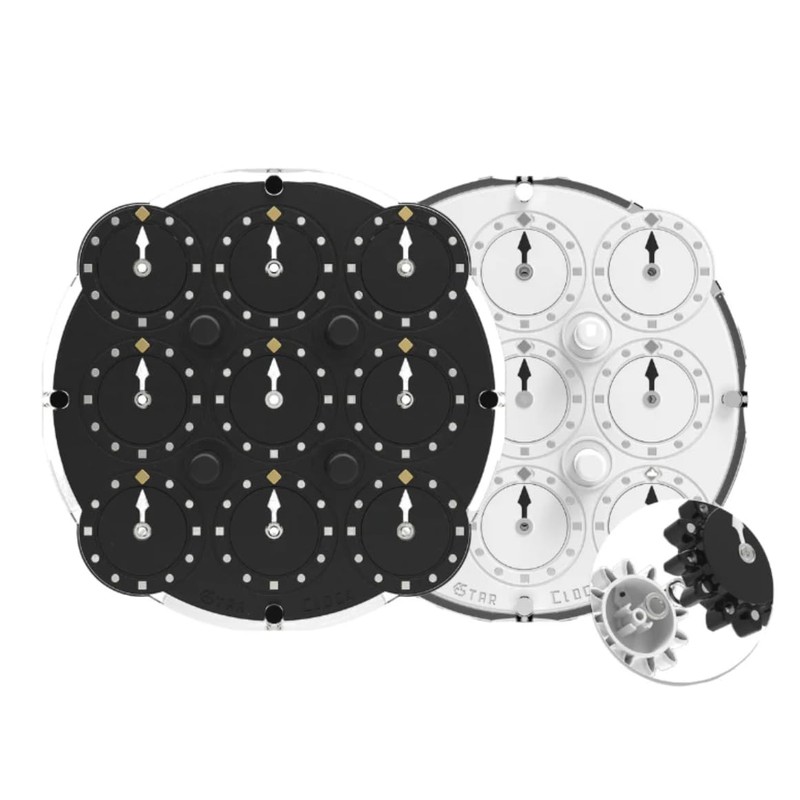 CuberSpeed Estar Bearings Clock Puzzle Magnetic Bearing Clock Puzzle Estar