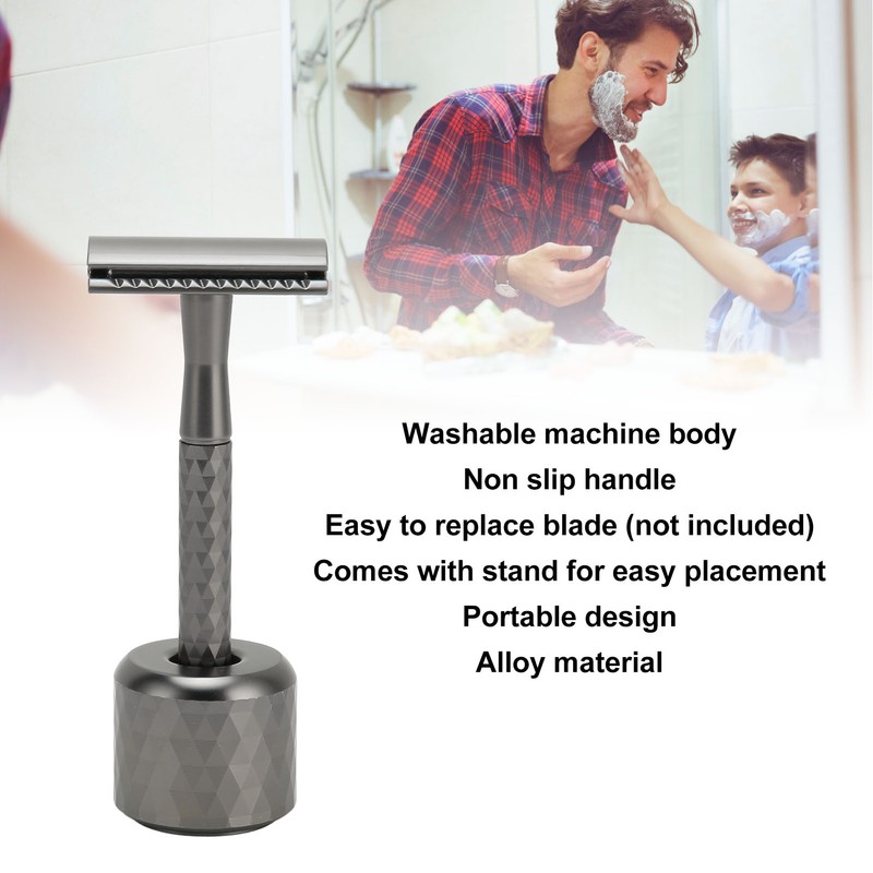 Double Edge Safety Beard Trimmer Support Rack Men Home Travel