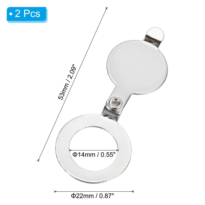 PATIKIL 9/16" Peephole Cover,Door Peephole Protector Privacy Door Viewer Cover