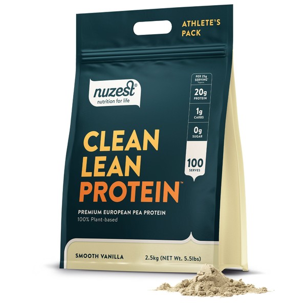 Nuzest Clean Lean Protein 2.5kg Smooth Vanilla Athletes Pack
