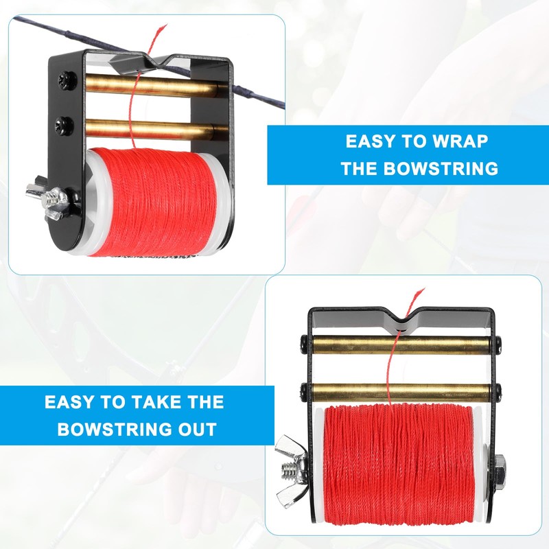 PATIKIL Archery Bow String Serving Thread Jig 131 Yard/120M, 0.02"