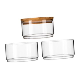 LIFKOME 1Set Multi Food Bowl with Lids Stackable Storage Container for Fresh Keeping Fruits and Grains Elegant Design for Home and Restaurant Use