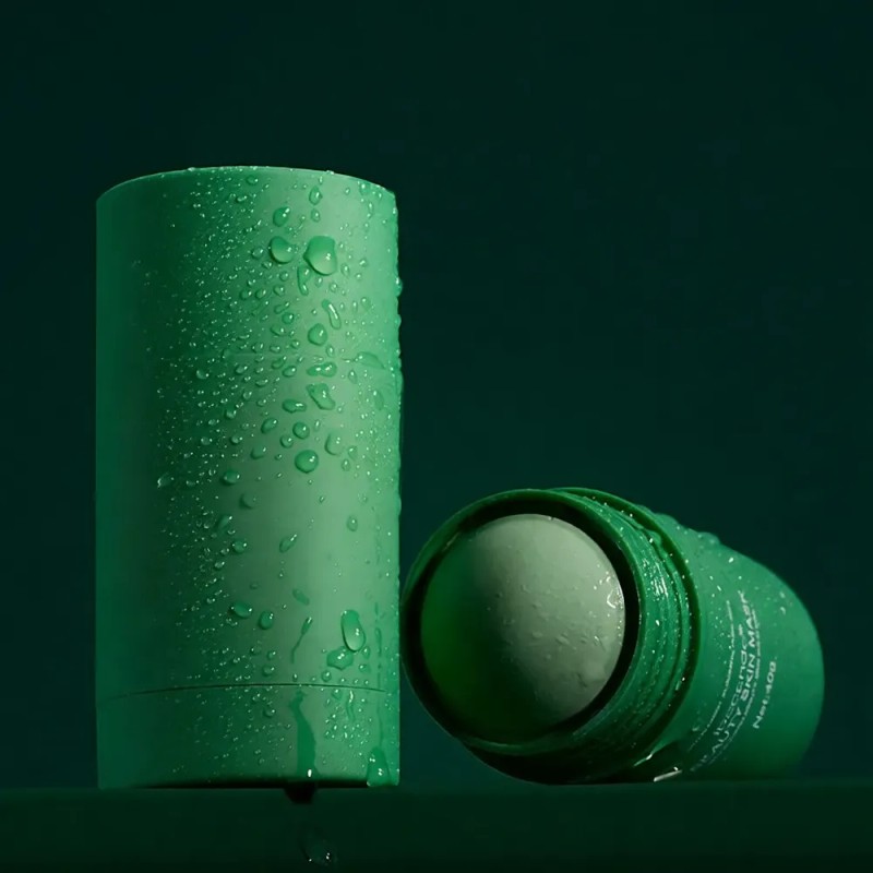 Mascarilla De Barro En Forma De Barra De Té Verde: