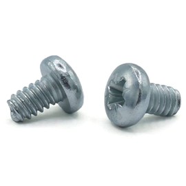 M5-0.8 x 8 mm Trilobe Thread Forming Screws for Metal/Pozi/Pan Head/Steel/Zinc / DIN7500C / 500 Pc. Carton