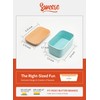 Sweese Large Butter Dish with Lid for Countertop, Airtight Butter