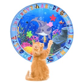 Fgdui 1PCS Cat Water Mat Baby Water Mat Dogs-dolphin Watery Bed Cool Comfort Inflatable Watery Mats for Pets Cats